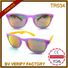 Tr034 nuevo diseño gafas de sol de estilo femenino hermoso Tr90